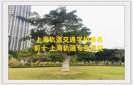 上海轨道交通学校排名前十 上海轨道专业学校